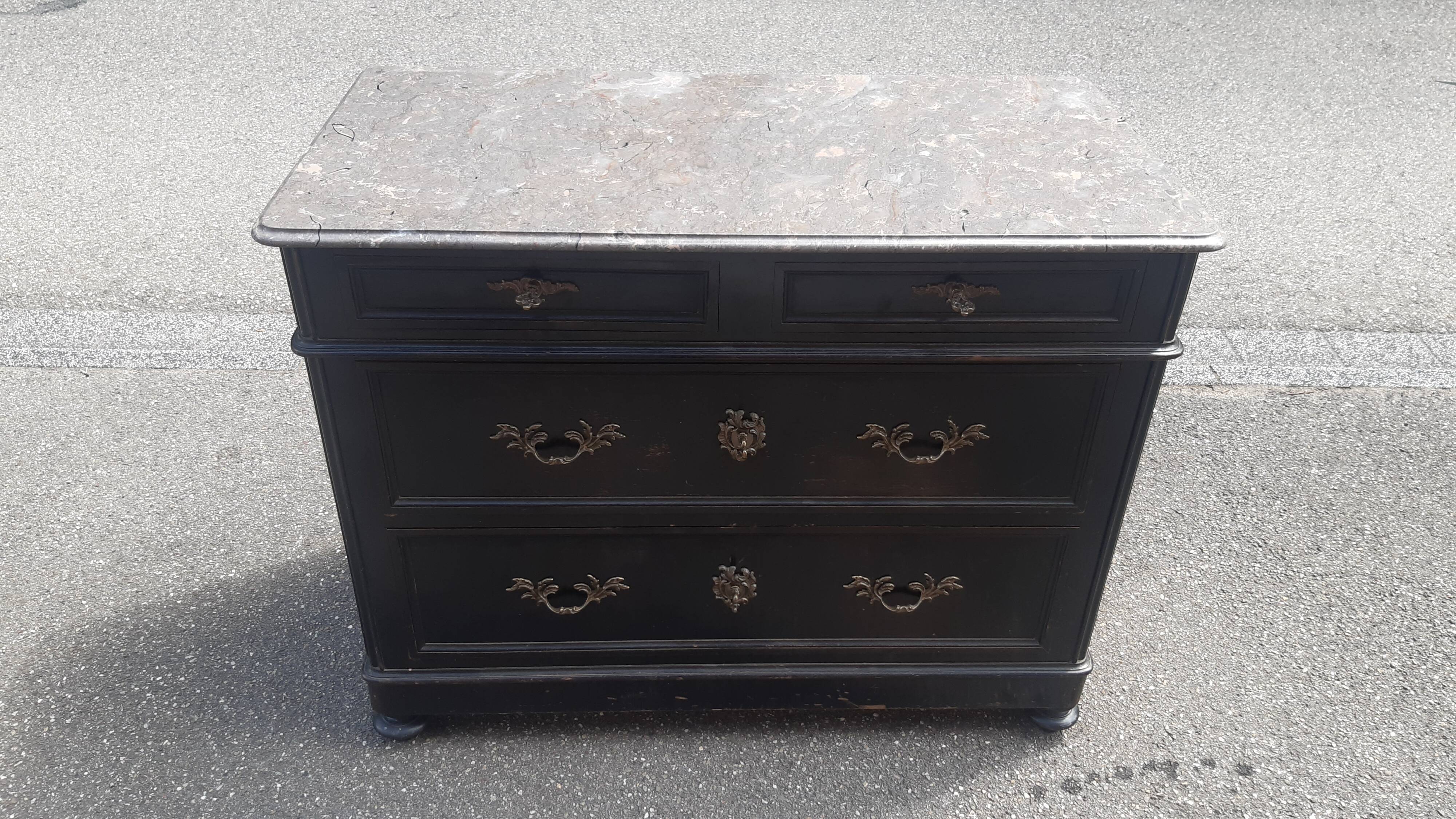 Commode marbre début XXème