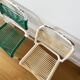 Set of 4 vintage 1960s Scoubidou children's chairs