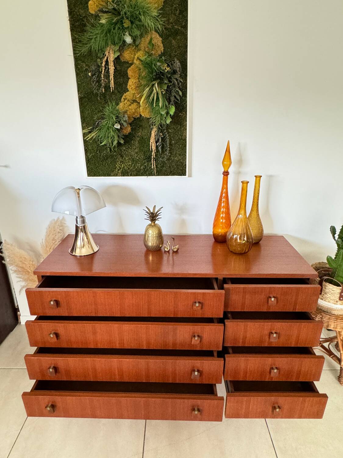 Vintage Scandinavian teak sideboard