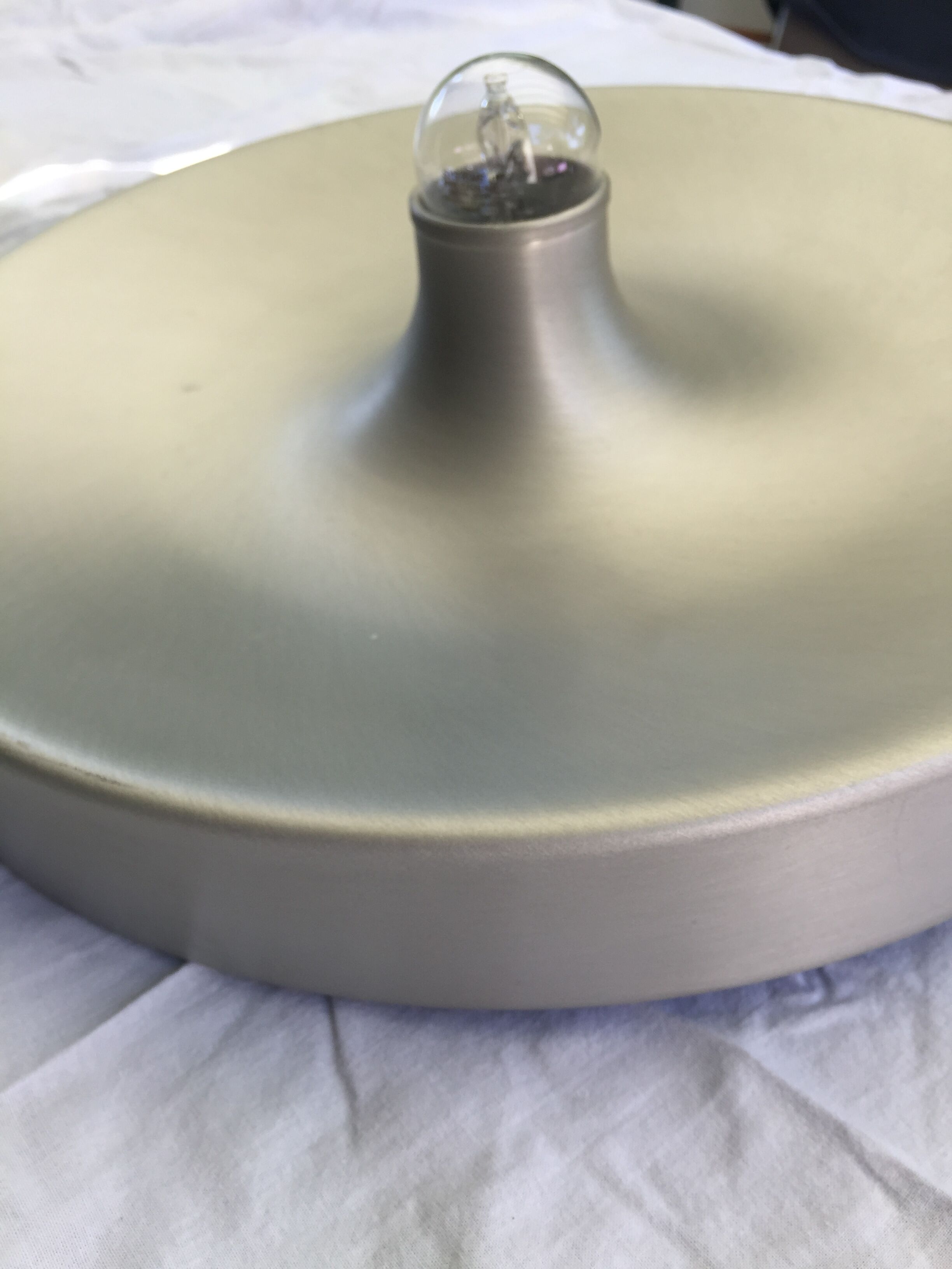 Wall light 70s round Space Age