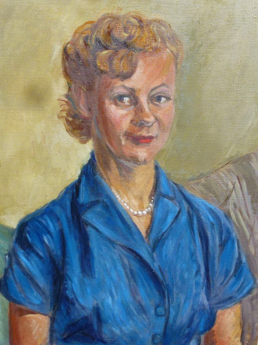Portrait of woman french school of the twentieth century