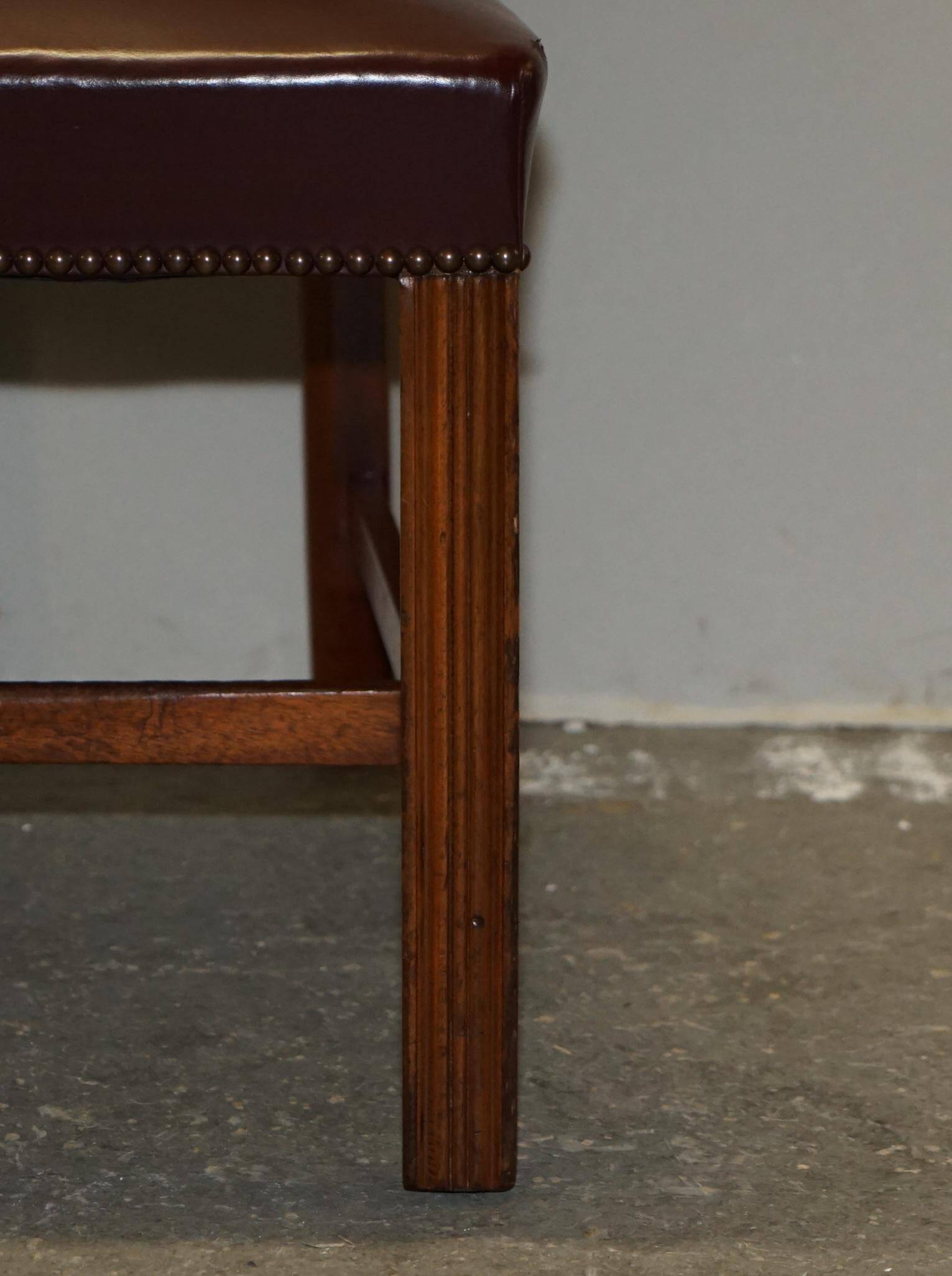 Pair of Spencer House leather office chairs