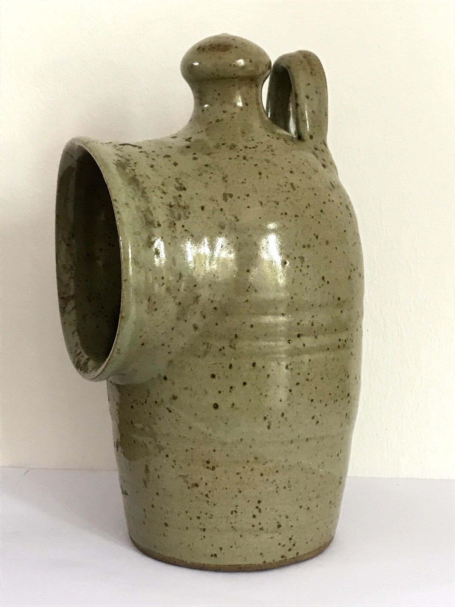 Salt hand in pyrite stoneware 70s