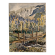 Jean Jacques GRUNENWALD (1911 - 1982) - Gouache - Mountain Landscape