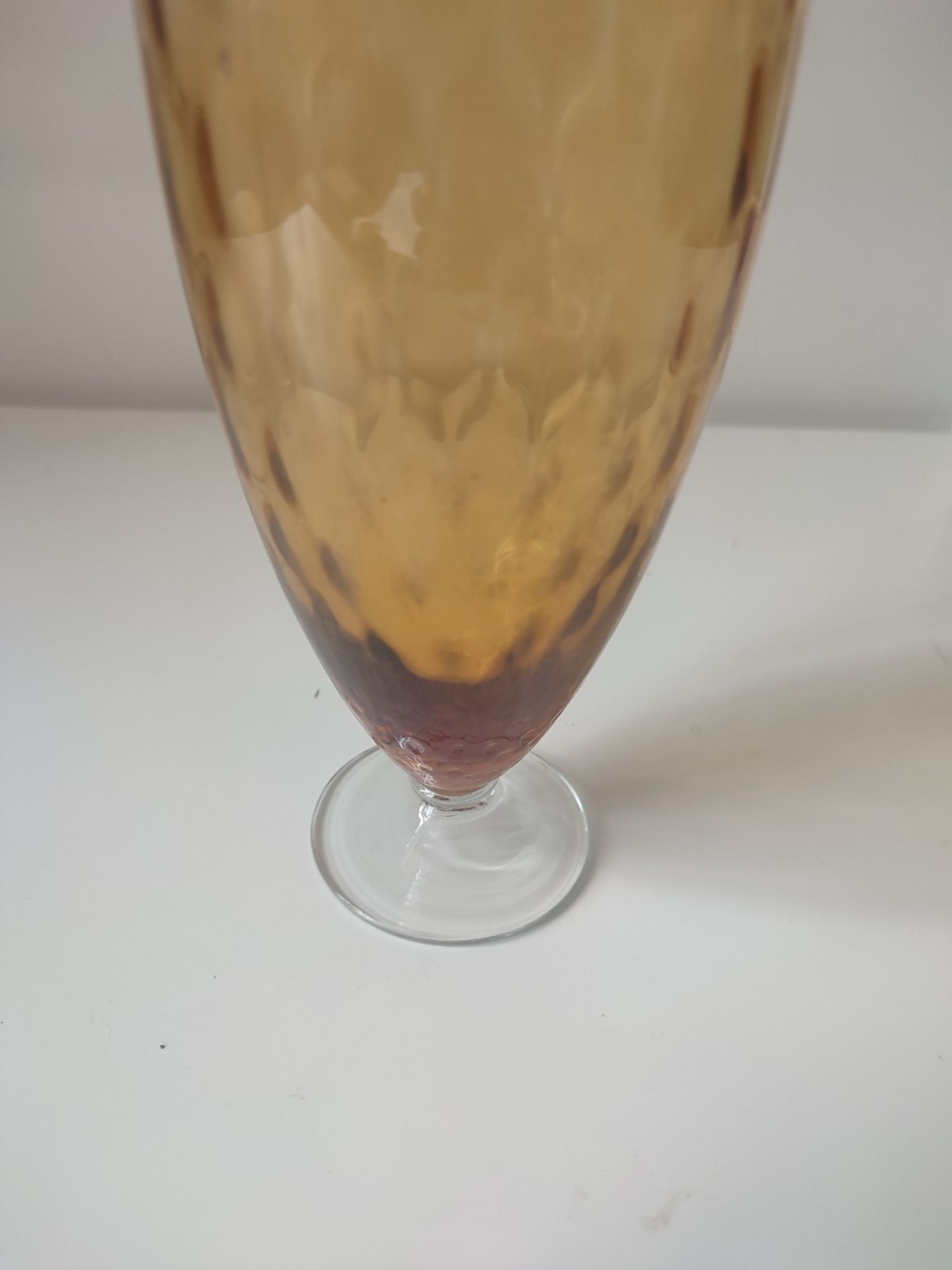 Vase vintage italien en verre