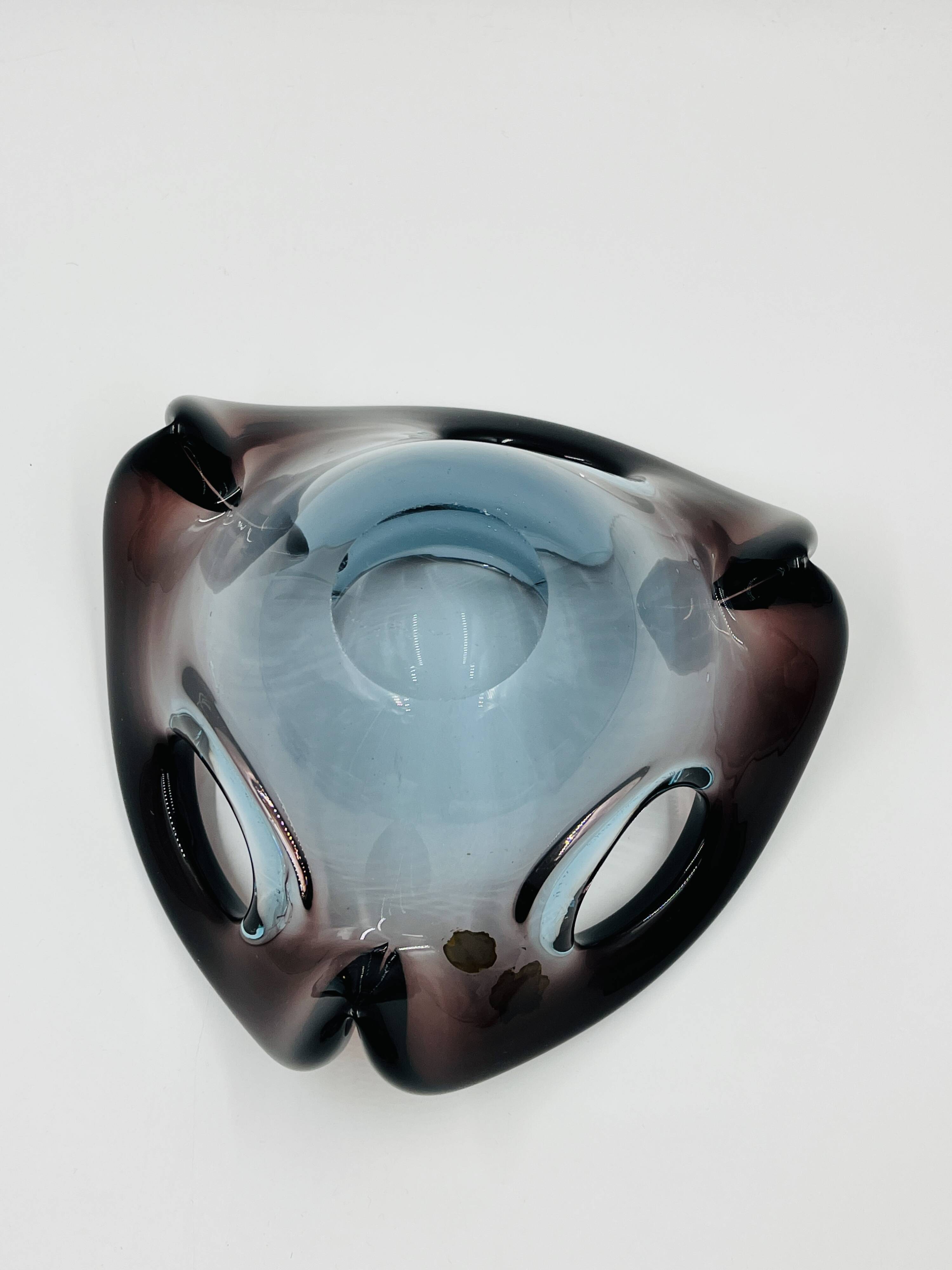 Murano Sommerso Ashtray Bowl – Flavio Poli for Seguso
