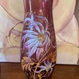 Vases verre émaillé