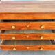 Antique solid wood chest of drawers – Empire style