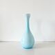 Large Italian vase in turquoise opaline from the 1960s.