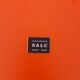 Vintage 1970 orange plastic mirror Salc