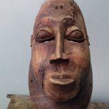 Baoulé wooden mask from Ivory Coast