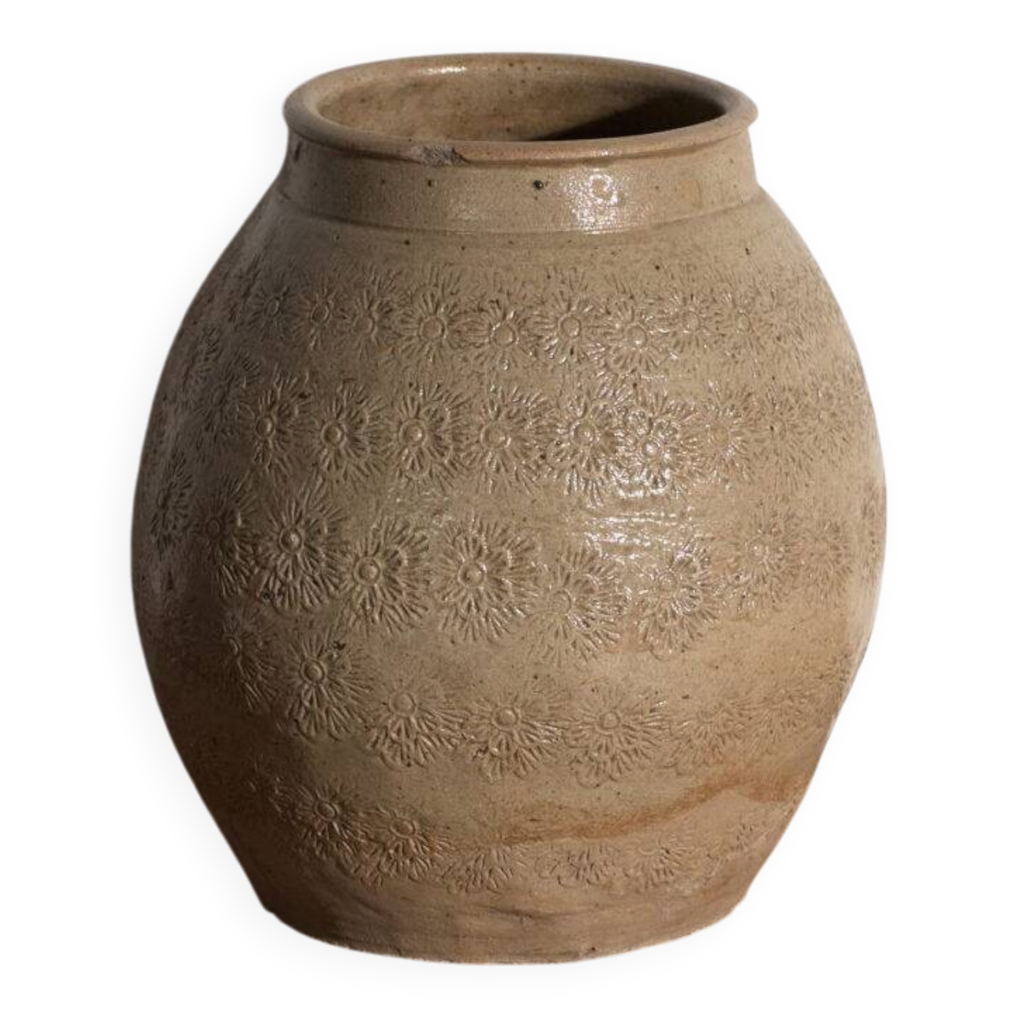 Ancient Chinese glazed stoneware vase – China, circa 1900