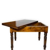 Table italienne en noyer, années 1950