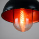 Vintage antracite industrial hanging light from TEP