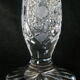 Vase soliflore cristal de bohème taillé main
