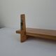 Midcentury Czechoslovak Wooden Wall Shelf, 1960s