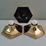 Set of three Italian Fosnova sconces - "Cloe"