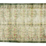 Anatolian handmade vintage rug 235 cm x 132 cm