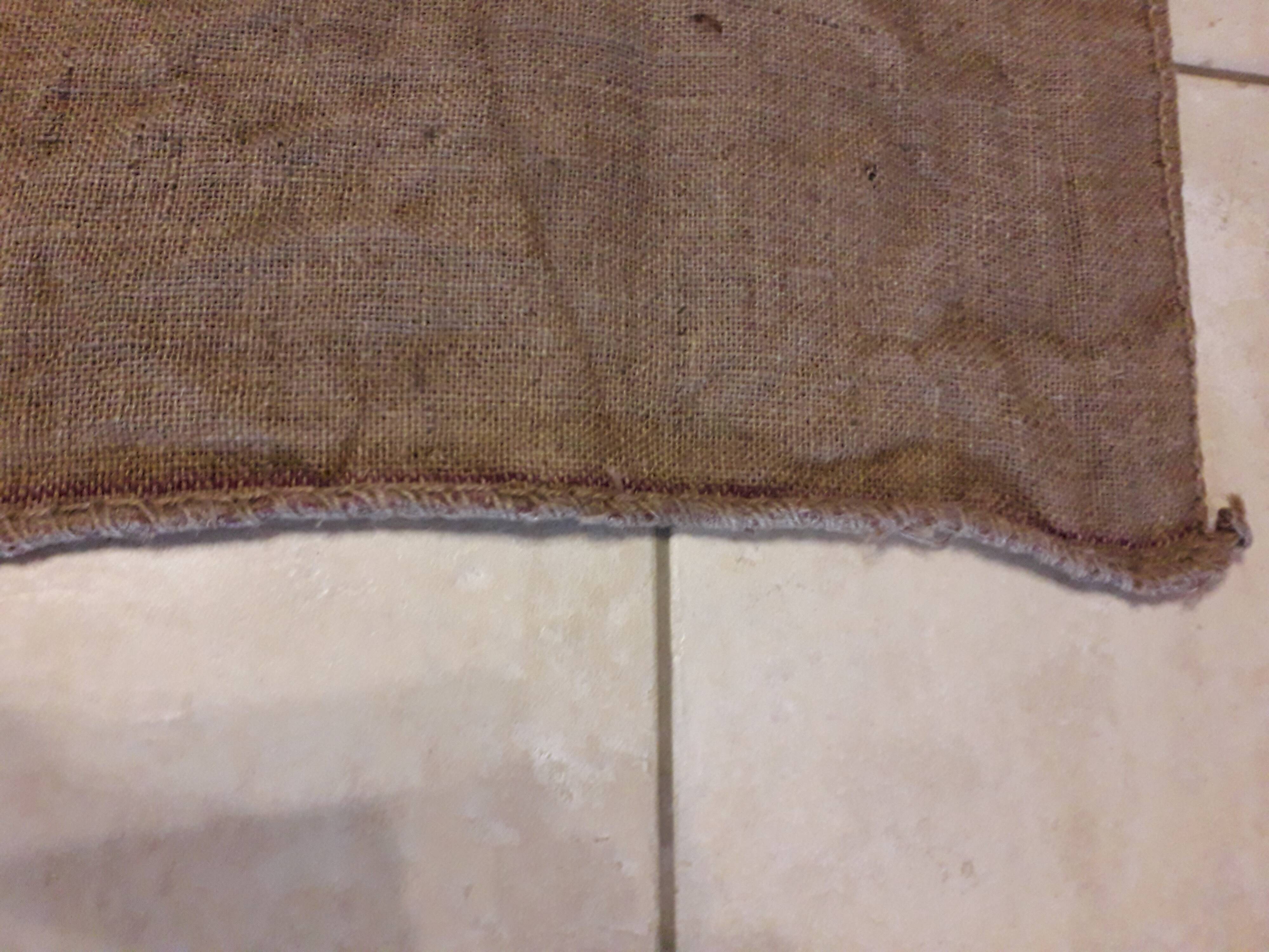 2 bags plain in burlap