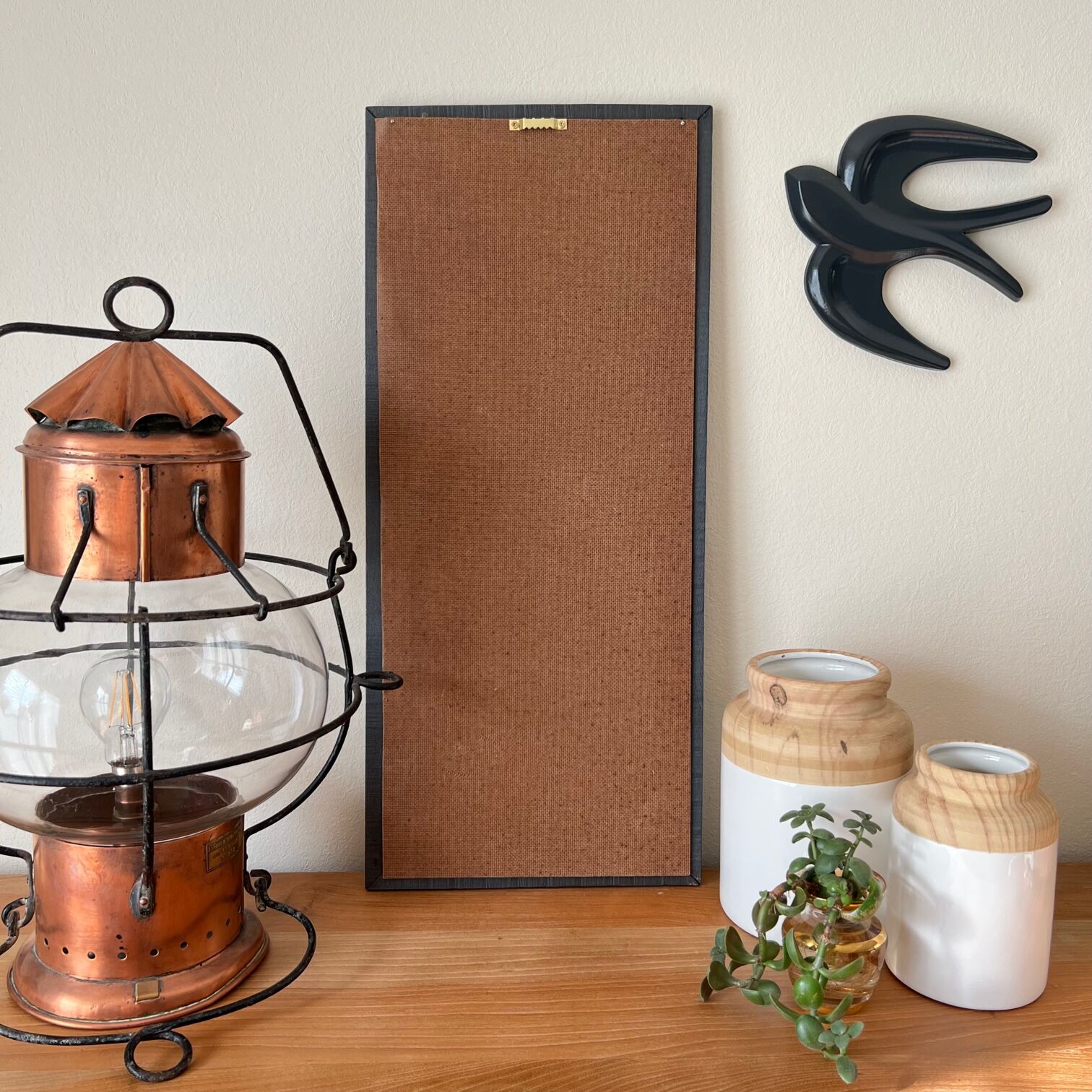 Miroir trumeau en bois “L’éducation expérimentale”