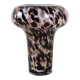 Glass leopard print vase, Italian design, 1970s, made in Italy