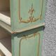 2 library furniture ceruse wood green and gold