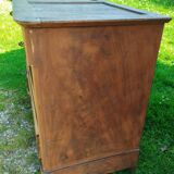 Commode ancienne style louis xvi plateau marbre