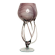 Vintage purple artistic vase mid-century, Poland, 1970.