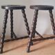 Old wooden stool