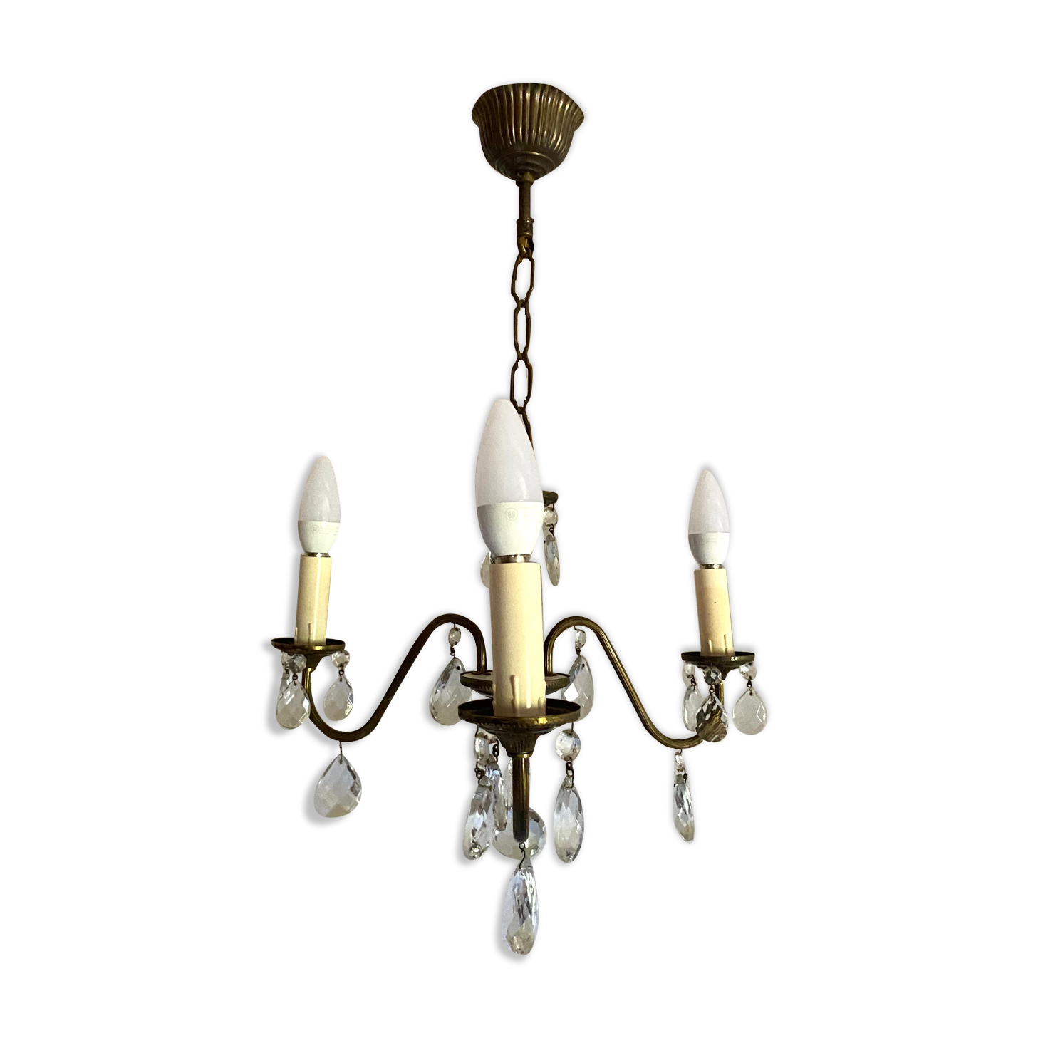 Old grapefruit chandelier