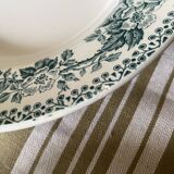 Mismatched ironstone plates