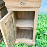 Bedside tables made of natural wood