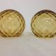 Vintage amber glass lamp globes