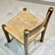 Set of 2 Charlotte Perriand Meribel chairs, in ash, circa 1950, original edition