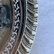 Silver-plated serving tray