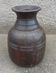 Small old wooden pot