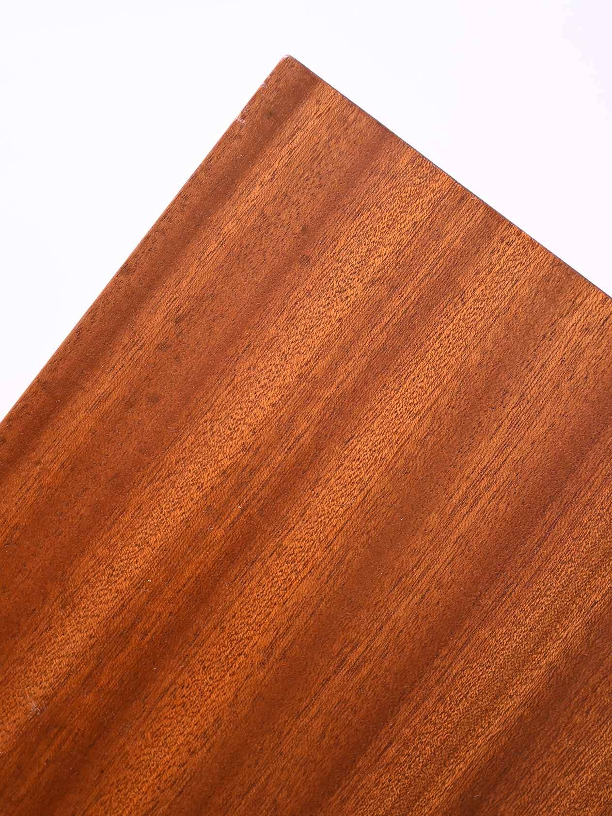 Scandinavian chest of drawers with metal handles