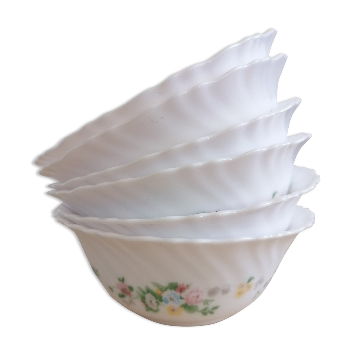 6 Arcopal cups Victoria model