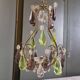 Small crystal boudoir chandelier - 1 light Bobeche signed Baccarat Epoque
