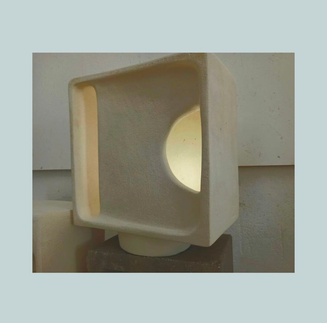 Sculptural lamp model "TÔRO"