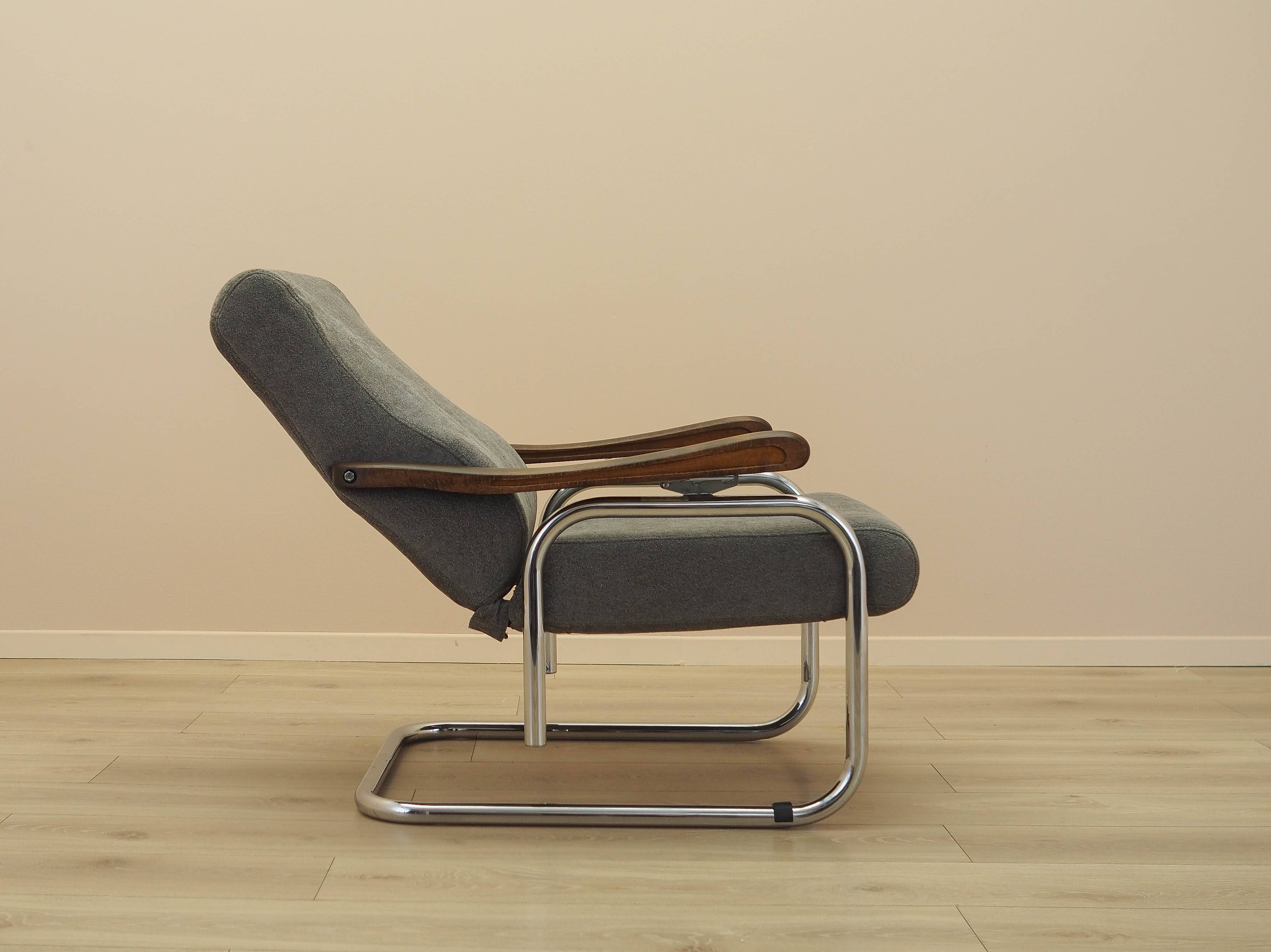 Italian lounge chair with reclining back, 1970s