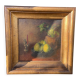 Still life with three apples, oil on canvas, 1940