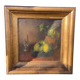 Still life with three apples, oil on canvas, 1940