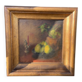 Still life with three apples, oil on canvas, 1940