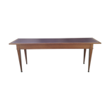 Leather tray desk