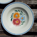 6 assiettes creuses HBCM
