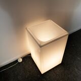Plexiglas floor lamp & planter