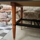 Scandinavian style coffee table with 2 levels from the 1960s.