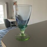 Bormioli rocco bahia blue & green art nouveau ombre verres