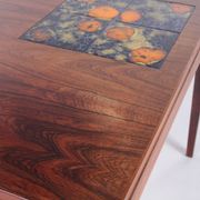 Rosewood Coffee table with ceramic tiles from the 60s